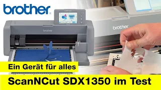 Brother ScanNCut SDX1350 Plotter im Test - Ideal für Airbrush-Schablonen