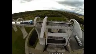 The Falkirk Wheel from the Air