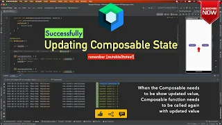 Jetpack Compose  - 7, Successfully updating Composable state | remember & mutableStateOf