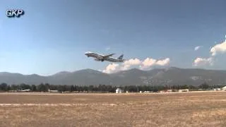 AEGEAN AIRLINES A 320 AIRBUS low pass in Athens Flying week 2013