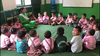 Students are Chanting Rhymes in Child Friendly Environment || अति सुन्दर ☺️❤️ || Green Peace School