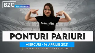 Ponturi pariuri sportive 14.04.2021