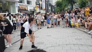 #HOT_hongdae_busking #Black_mist(Alina) #SEVENTEEN (세븐틴) '손오공'