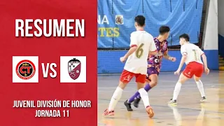 Resumen Jimbee Cartagena - Albacete FS (1-2). JUVENIL DIVISIÓN DE HONOR/Jornada 11