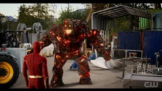 Team Flash vs Lava Meta | The Flash 9x01 Opening Scene [HD]