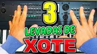 APRENDA A FAZER 3 LEVADAS DE XOTE NO TECLADO! SUPER FÁCIL!