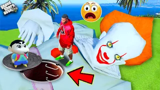 SHINCHAN Enter Inside SECRET BUNKER Of PENNYWISE In GTA 5 !