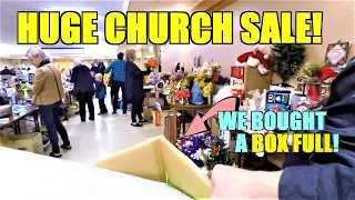 Ep440:  CHURCH SALE THRIFT HAUL!  😮😮  Shop With Me For AMAZING Vintage and Antique Finds!