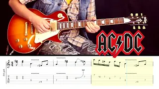 How to play solo Ac/Dc - Thunderstruck. Guitar Tabs