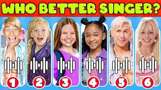 Who’s The Better Singer?|Salish Matter, Payton Delu, Jazzy Skye, Royalty Family|Great Quiz