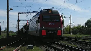 "Первый Ретро поезд на канале" ЭП1П-027/ЭР739-99/ФД20-2109