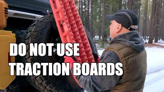 Why I Don't  Use Traction Boards Overlanding -- Or, Why I Didn't Want to Use Them on This Trip