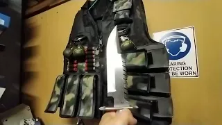 Recreating The Screen Used Knife From The Movie COMMANDO Video 12 Special Look At My Replica Vest