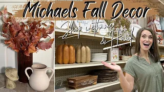 NEW MICHAELS 50% FALL HOME DECOR | SHOP WITH ME + HAUL | FALL DECORATING IDEAS