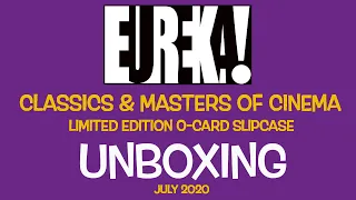 Eureka Classics & Masters of Cinema Limited Edition O Card Slipcase Haul Unboxing July 2020