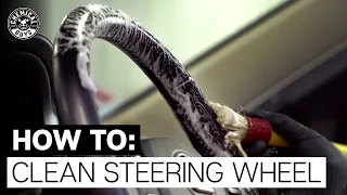 How To Clean Stained Leather Steering Wheel! - Chemical Guys