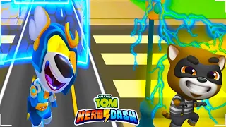 Talking Tom Hero Dash - Furacão Hank  Nova Jogabilidade, Tela Cheia - DedoJogador