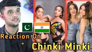 Pakistani Reaction On Chinki Minki  || Twins sister dance insta reels