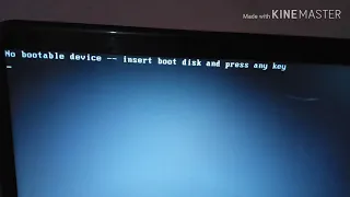 No bootable device? Solved