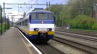 Sprinter 2991 en 2961 rijden Tilburg Universiteit binnen