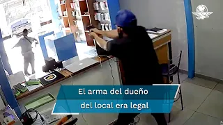 Ladrón intenta robar local y el dueño le dispara por la espalda en Brasil