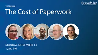 The Cost of Paperwork