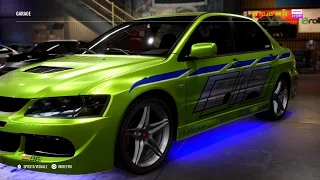 Need for Speed Payback - Mitsubishi Lancer Evolution VII from 2 Fast 2 Furious