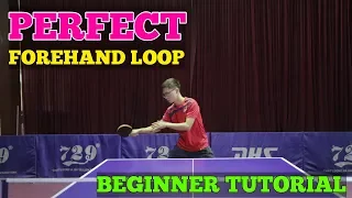 How to learn PERFECT Forehand Loop | MLFM Table Tennis Tutorial