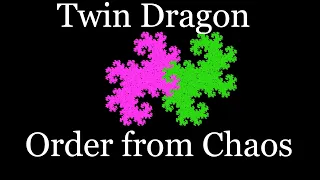 Twin Dragon Fractal (a 2 rep-tile): Order from Chaos (visual construction)