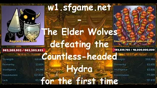 Shakes & Fidget - The Elder Wolves defeating the Countless headed Hydra for the first time on w1