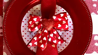 DollarTree DIY Valentines Day Napkin Rings