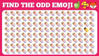 HOW GOOD ARE YOUR EYES? Find The Odd Emoji Out | Emoji Puzzle Quiz