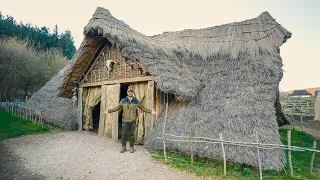 Incredible Stone Age House: Primitive Technology 3,800BC