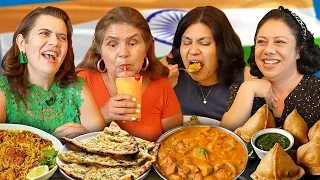 Mexican Moms Try Indian Food!