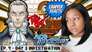 Real Lawyer Reacts to Phoenix Wright: Ace Attorney GAME | Ep4 Day 3 Investigation Turnabout Goodbyes