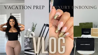 VLOG: VACATION PREP | LUXURY UNBOXING | HOME DECOR || part one