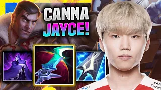 CANNA BRINGS BACK HIS ICONIC JAYCE! - T1 Canna Plays Jayce Top vs Renekton! | Season 11