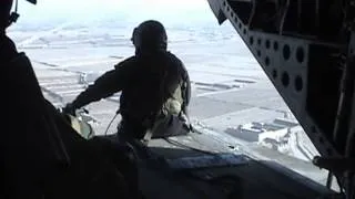 Chinook Flight to Presidential Palace in Kabul, Afghanistan (Camera 1)