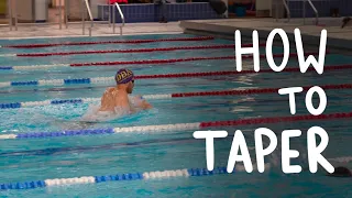 HOW FAST SHOULD YOU SWIM IN TAPER?