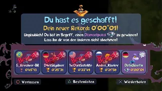 Rayman Legends_28/02/24 -Pit speed weekly extrem challenge 0'00"01 & 0'00"03 Tutorial|Glitch|Ps5