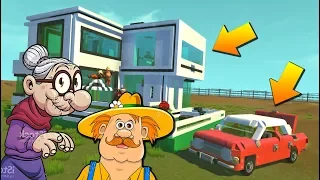 ВСЯ ДЕРЕВНЯ ПРИЕХАЛА В ГОСТИ К САНЫЧУ! МУЛЬТИК В - SCRAP MECHANIC