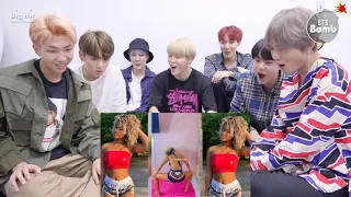 bts reagindo a meninas dançando funk