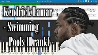 Kendrick Lamar - Swimming Pools (Drank) [Piano Tutorial | Sheets | MIDI] Synthesia