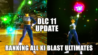 RANKING ALL KI BLAST ULTIMATES BY DAMAGE FROM WEAKEST TO STRONGEST IN XENOVERSE 2 | AFTER DLC 11