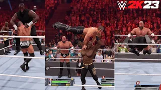 WWE 2K23 Triple H & Shawn Michaels vs Omos & Bobby Lashley