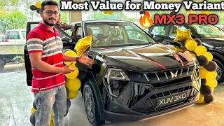 ये है इसका Value For Money Variant 🔥 || Mahindra XUV 3XO  MX3 Pro || #xuv3xo #mahindra #car #video