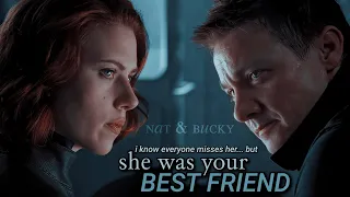 she was your best friend 》clint & natasha