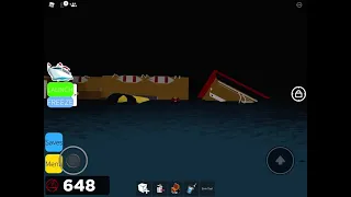 Ship splitting scene | Build a Boat To Survivors Island