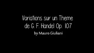 Roman Gerard Enguero | Variations sur un Theme de G. F. Handel Op. 107  by Mauro Guiliani