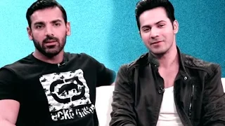 There’s something Varun Dhawan doesn’t like about John Abraham | Exclusive Interview | DISHOOM